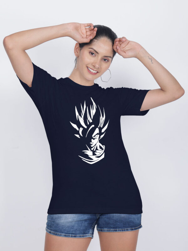 Nblue Cotton Goku Women T-shirt