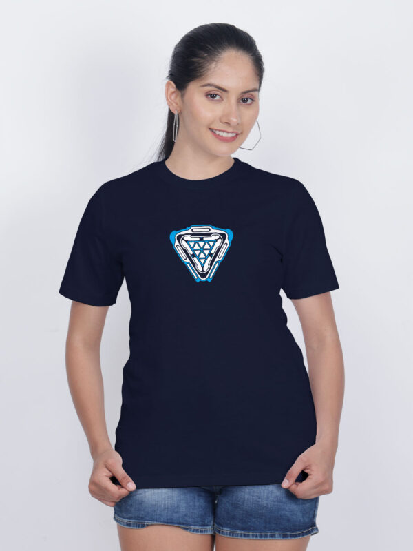 Nblue Cotton ArcReactor Women T-shirt