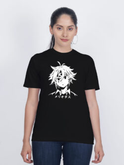 Black Cotton Meliodas Anime Women T-shirt