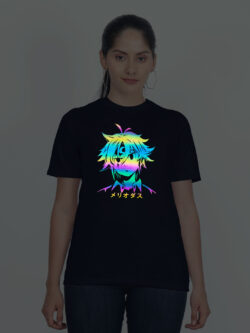 Nblue Cotton Meliodas Anime Rainbow Women T-shirt
