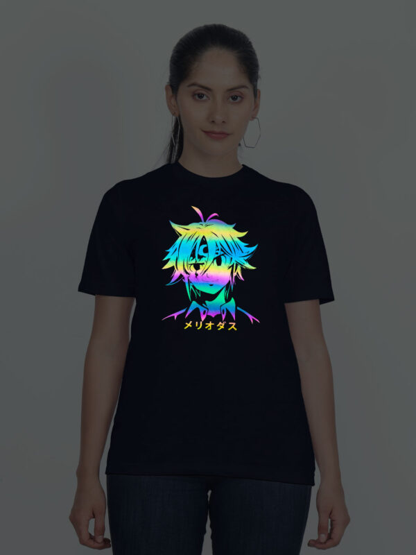 Nblue Cotton Meliodas Anime Rainbow Women T-shirt