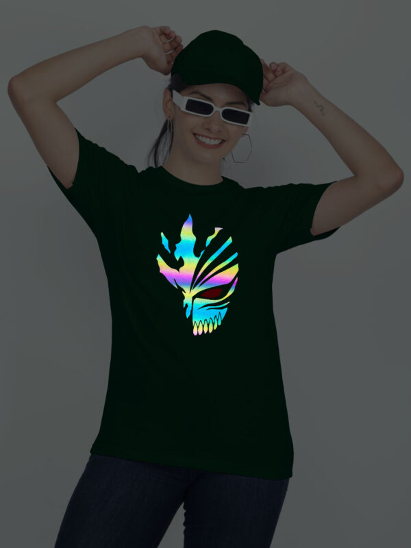 Bgreen Cotton Bleach Rainbow Women T-shirt
