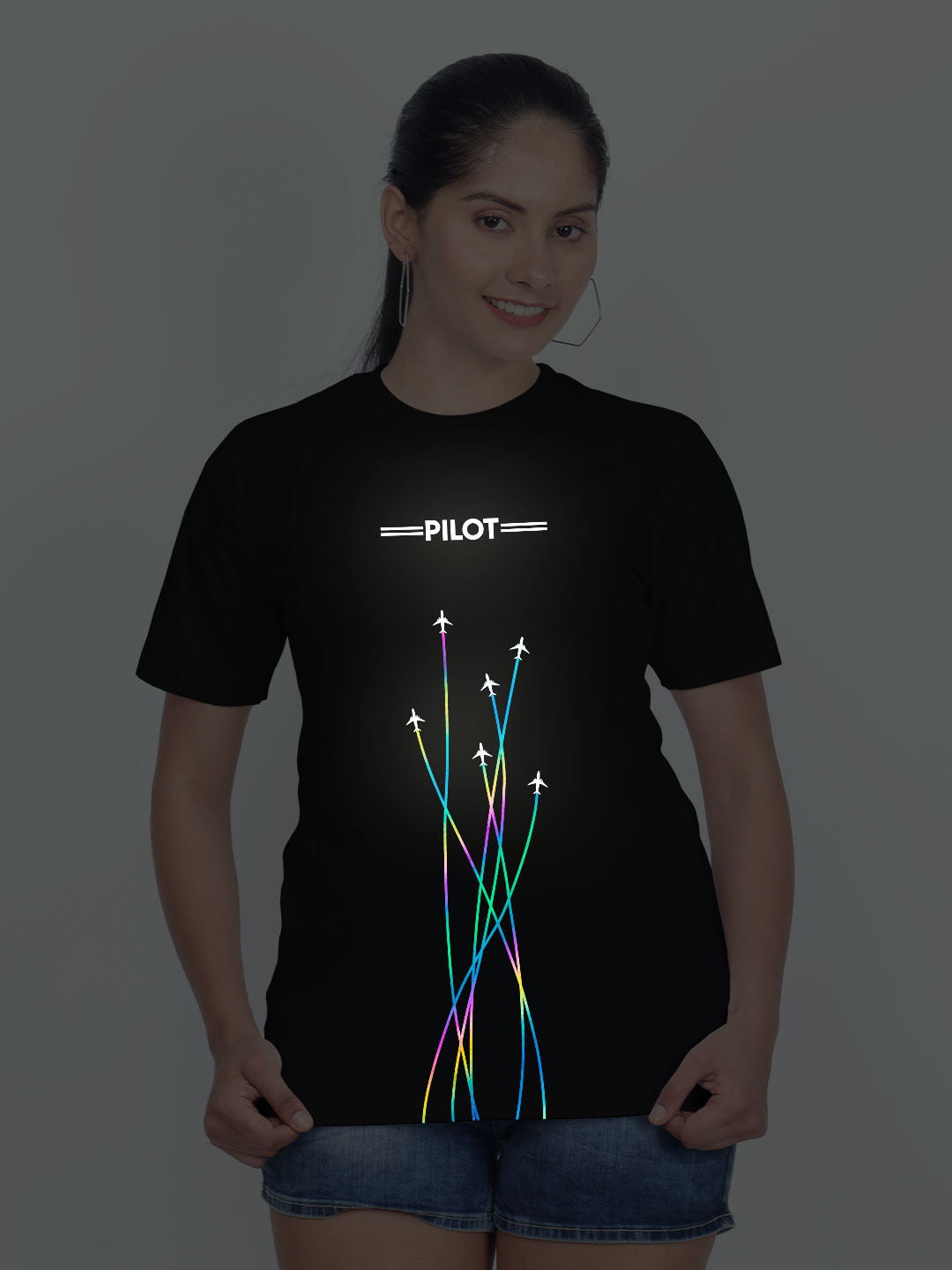 Black Cotton RA159-WOMEN-RAINBOW