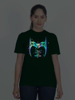 Bgreen Cotton Wanda Crown Rainbow Women T-shirt