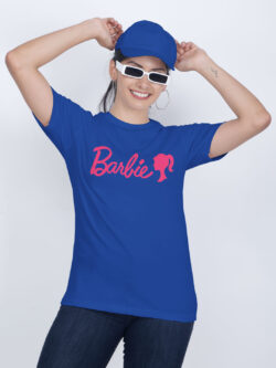 Rblue Cotton Barbie Women T-shirt