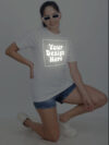 Customize Reflective Women White Tshirt - Image 6