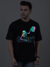 Rainbow Reflective Oversize Customize T-shirt - Image 6
