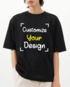 Customize Night Glow Oversize T-shirt - Image 2
