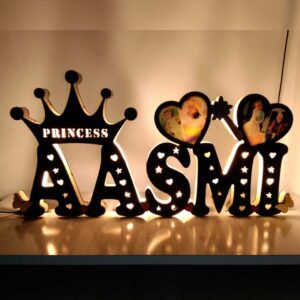 Photo Name Wooden Cutout