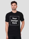 Customize Night Glow Man T-shirt Black - Image 2