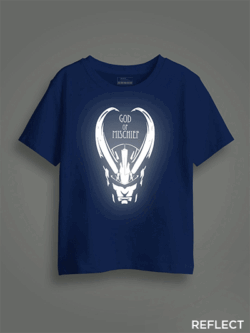 God of Mischief Reflective Kids Glow Tshirt