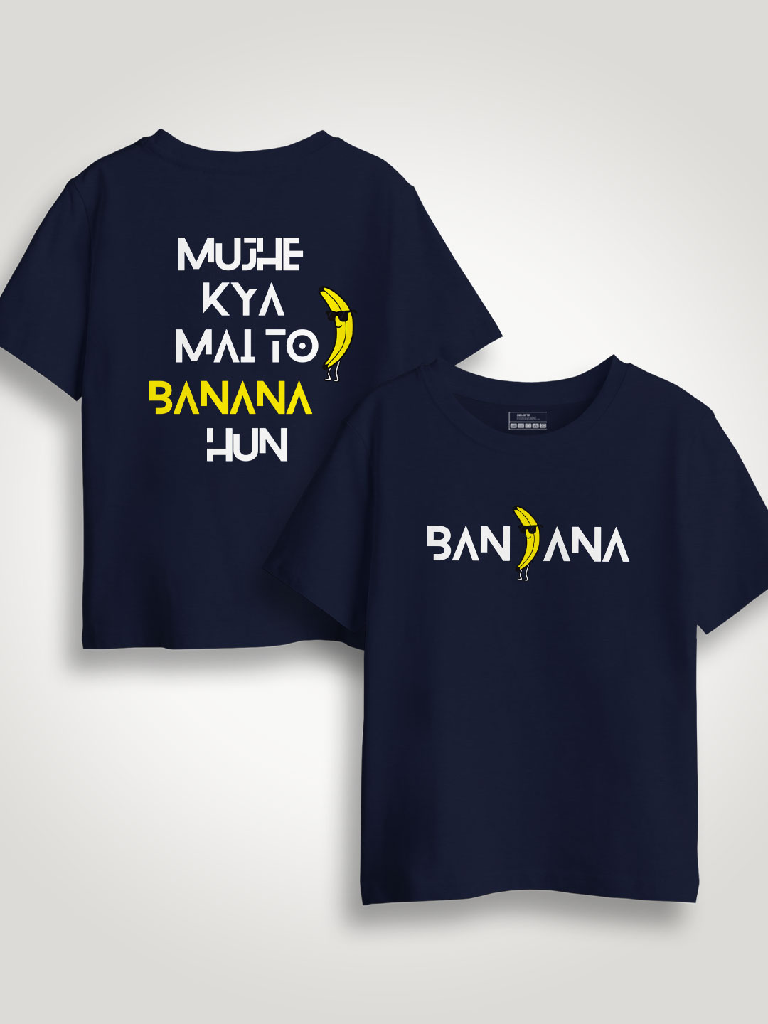 RA004-NBlue-KIDS-NORMAL-(3) Banana Kids T-shirt | Indrajeet Print