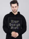 Customize Rainbow Reflective Black Man Hoodie - Image 4