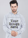 Customize Rainbow Reflective Grey Man Hoodie - Image 2