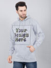 Customize Rainbow Reflective Grey Man Hoodie - Image 4