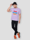 Customize Lavender Premium Cotton T-shirt - Image 2