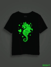 Seahorse Kids Glow in Dark T-shirt | Indrajeet Print