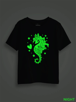Seahorse Kids Glow Tshirt