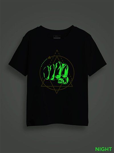 Punch Materix Kids Glow in Dark T-shirt