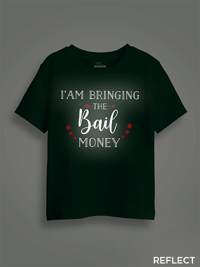 Bringing the Bail Money Reflective Kids T-shirt