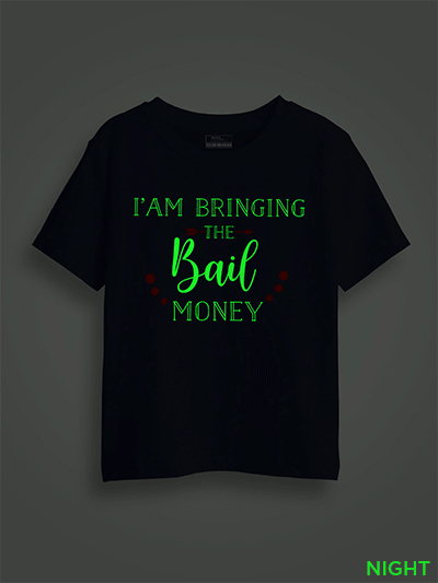 Bringing the Bail Money Kids Glow Tshirt