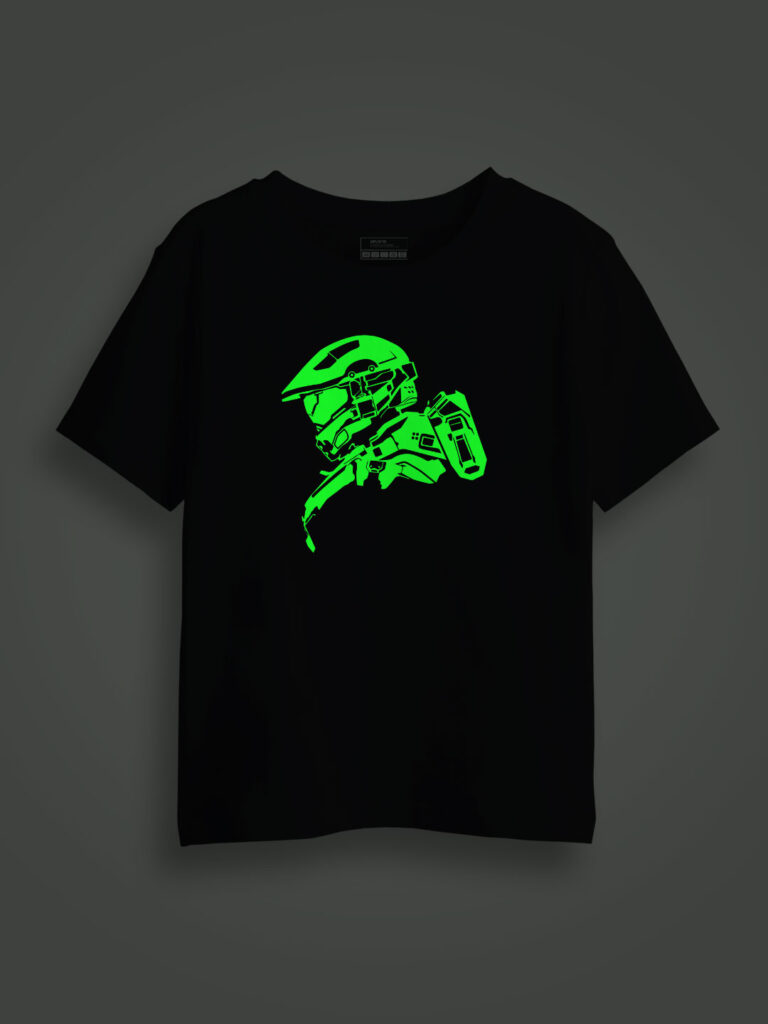 Halo Master Chief Kids Glow in Dark T-shirt