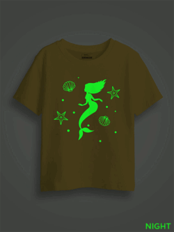 Mermaid Swim Kids Glow Tshirt