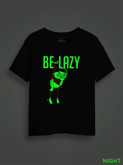 Be Lazy Kids Glow Tshirt