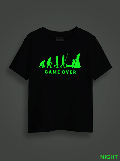Game Over Kids Glow Tshirt
