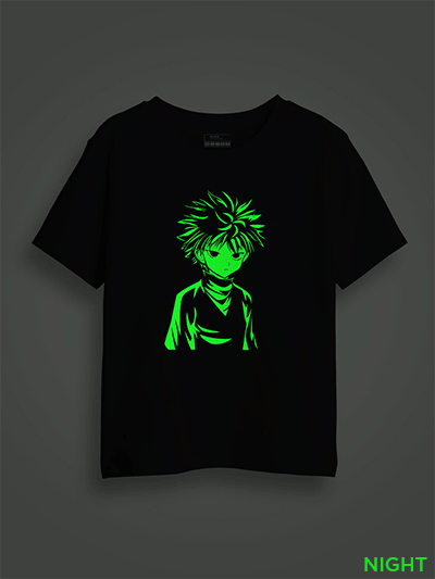 Killua Zoldyck Kids Glow Tshirt
