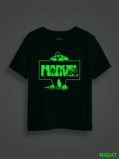 Hulk Marvel Kids Glow Tshirt