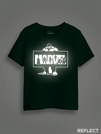 Hulk Marvel Reflective Kids Glow Tshirt