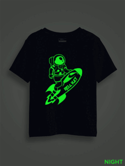 Astronaut Rocket Kids Glow Tshirt