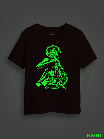 Monkey D.Luffy Kids Glow Tshirt
