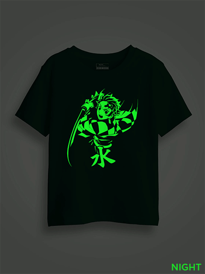 Tanjiro Kamado Kids Glow Tshirt