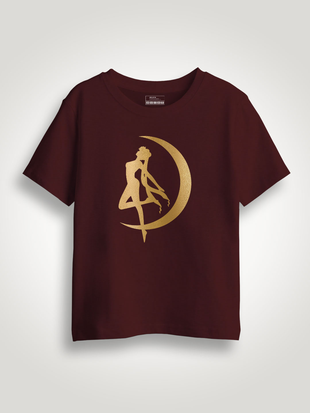 Sailor Moon Gold Printed Kids T-shirt