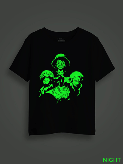 Anime Group Kids Glow Tshirt