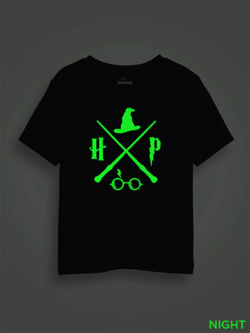 Harry Poter Halloween Kids Glow Tshirt