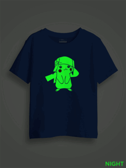 Pikachu Kids Glow Tshirt