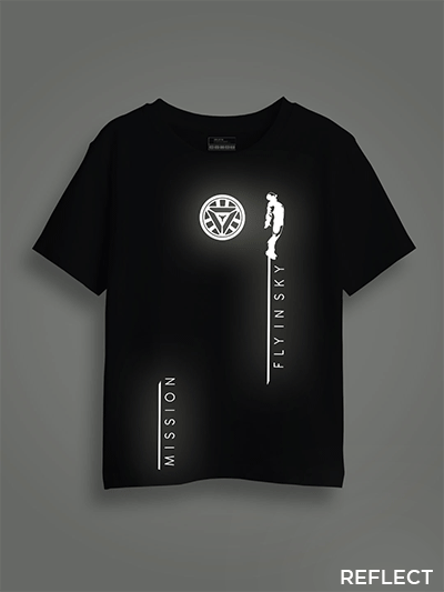 Mission Fly Reflective Kids Glow Tshirt