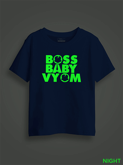 Boss Baby Kids Glow Tshirt