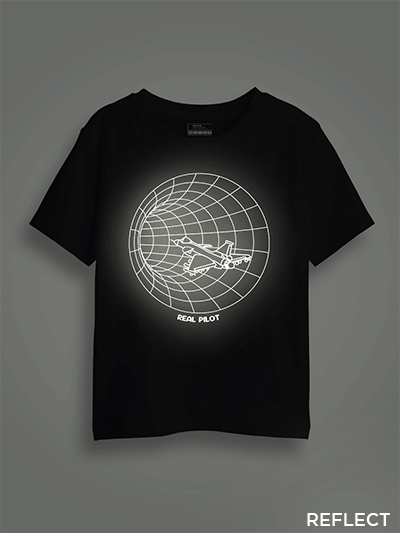 Real Pilot Reflective Kids T-shirt