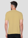 Customize Night Glow Man Beige Color T-shirt - Image 5