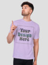 Lavender Rainbow Reflective Man Customize Tshirt - Image 4