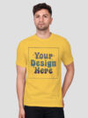 Yellow Rainbow Reflective Man Customize Tshirt - Image 4