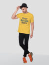 Yellow Rainbow Reflective Man Customize Tshirt - Image 2
