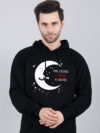 Moon Loves Night Glow in Dark Man Hoodie - Image 2
