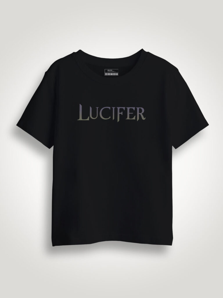 Lucifer Rainbow Reflective Kids T-shirt image 4