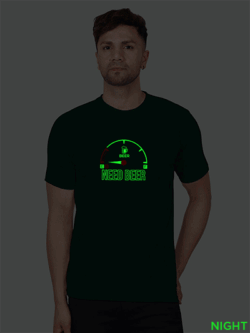 Bgreen Cotton Need Beer Men Glow in Dark T-shirt