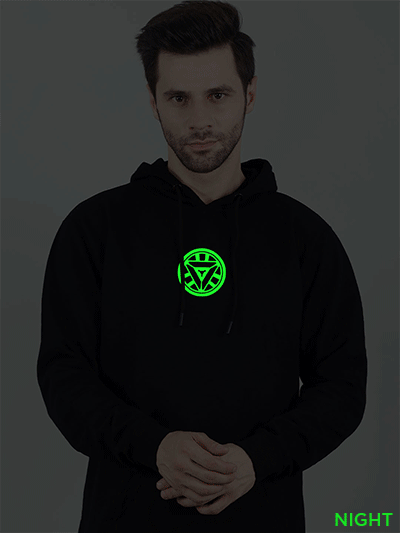 RA015-BLACK-MAN-HOODIE-GLOW-(9) Arc Reactor Glow in Dark Man Hoodie | Indrajeet Print